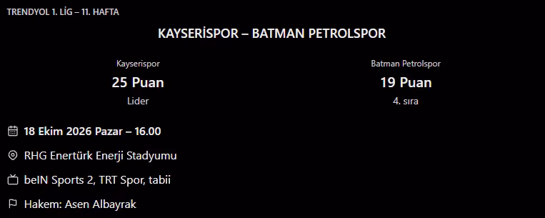 PETROLSPOR İÇİN ZİRVE YOLUNDA KRİTİK 90 DAKİKA!