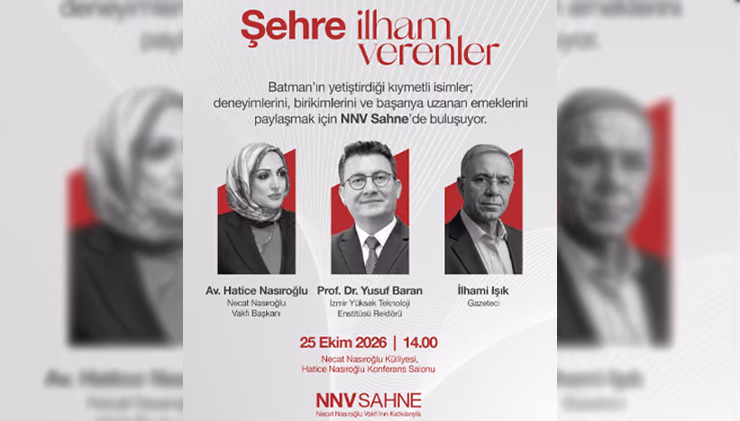 ŞEHRE İLHAM VERENLER PROGRAMI DÜZENLENECEK