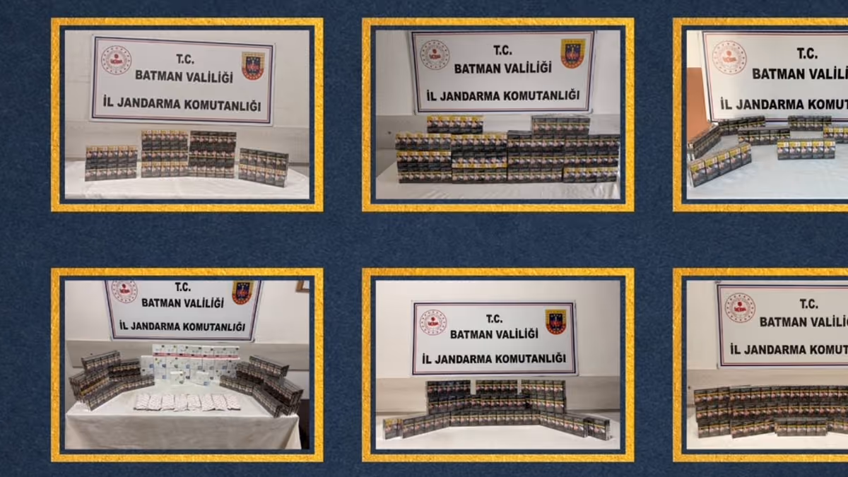 BATMAN’DA KAÇAK SİGARA VE UYUŞTURUCU OPERASYONU 88 ŞÜPHELİ (1)