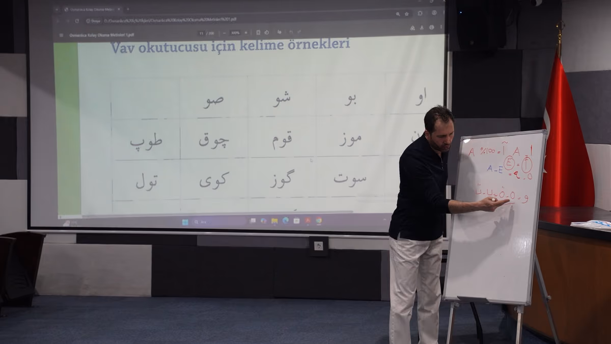 BELEDİYE ÇALIŞANLARINA OSMANLICA EĞİTİMİ (3)