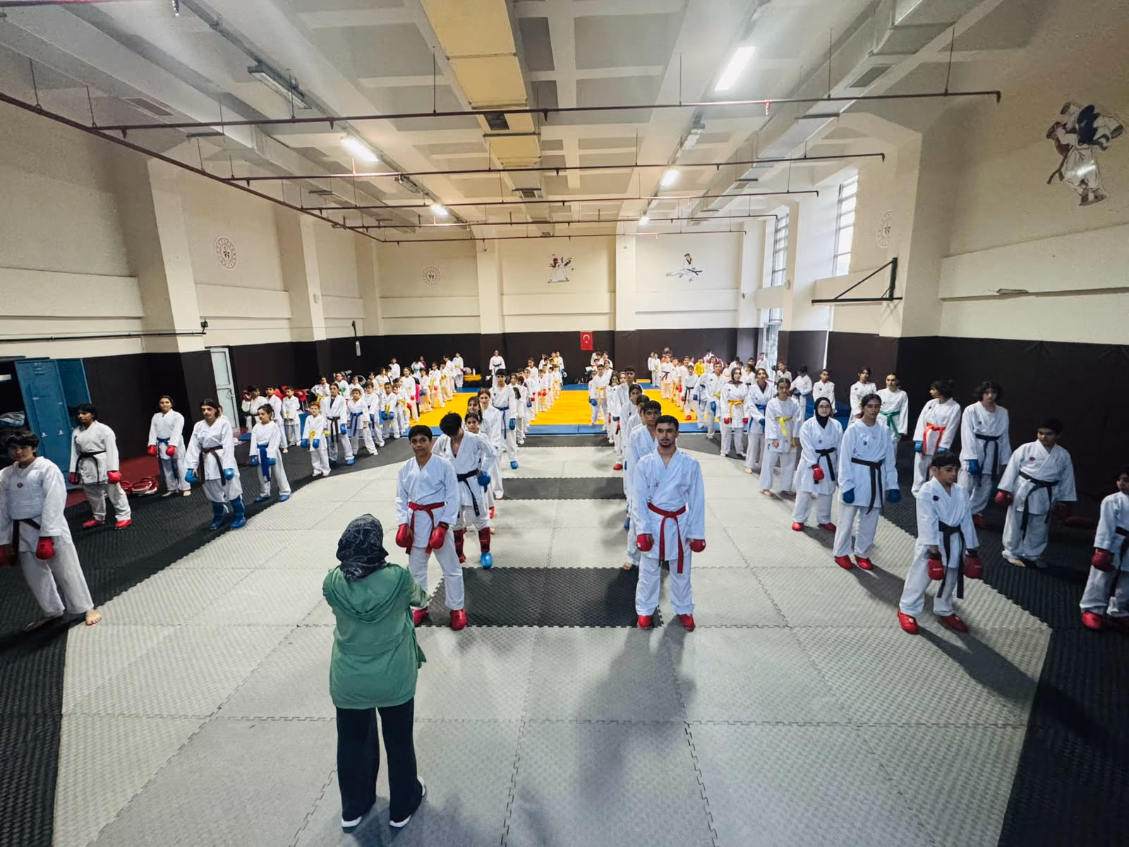 130 SPORCU KYU KUŞAK SINAVINA KATILDI (1)