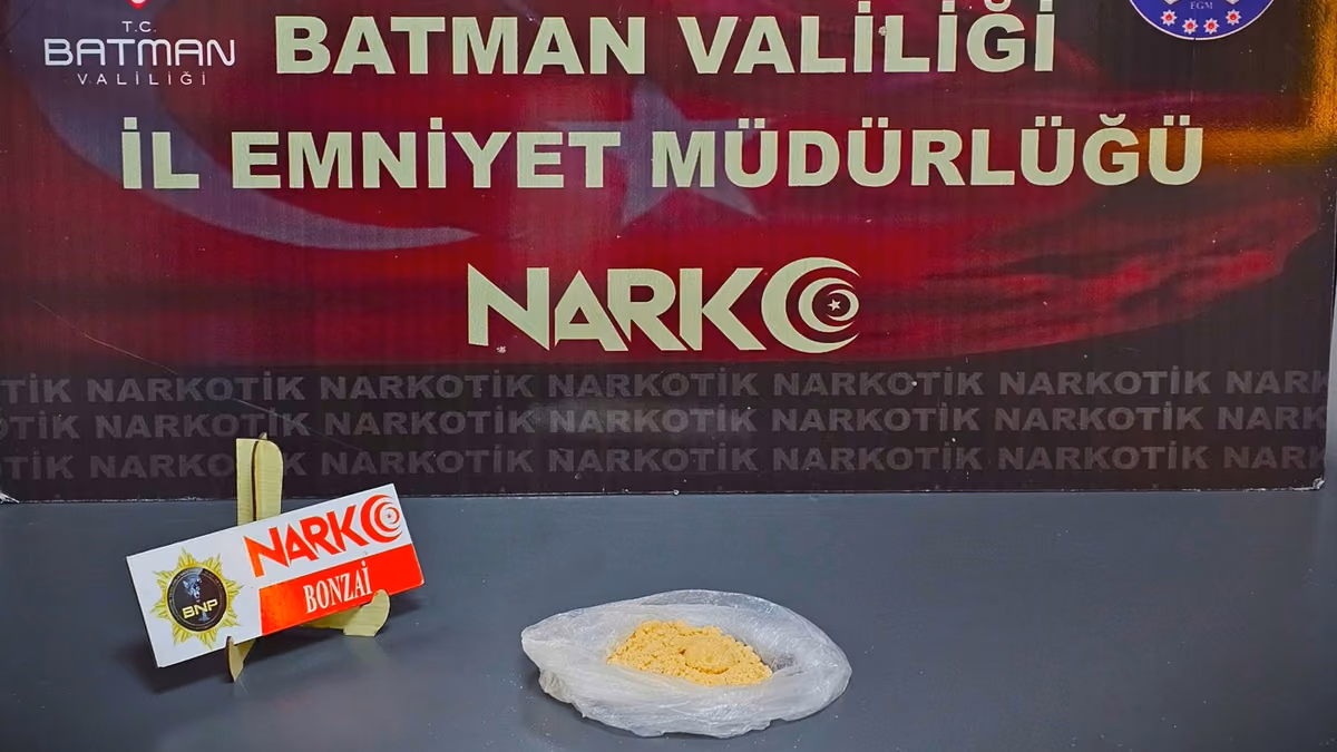 BATMAN’DA UYUŞTURUCU OPERASYONU 2 TUTUKLU (4)