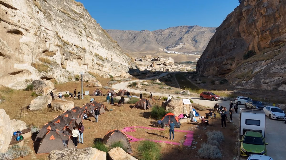 HASANKEYF’TE 27 ÖĞRENCİ GENÇTEK KAMPINDA BULUŞTU (2)