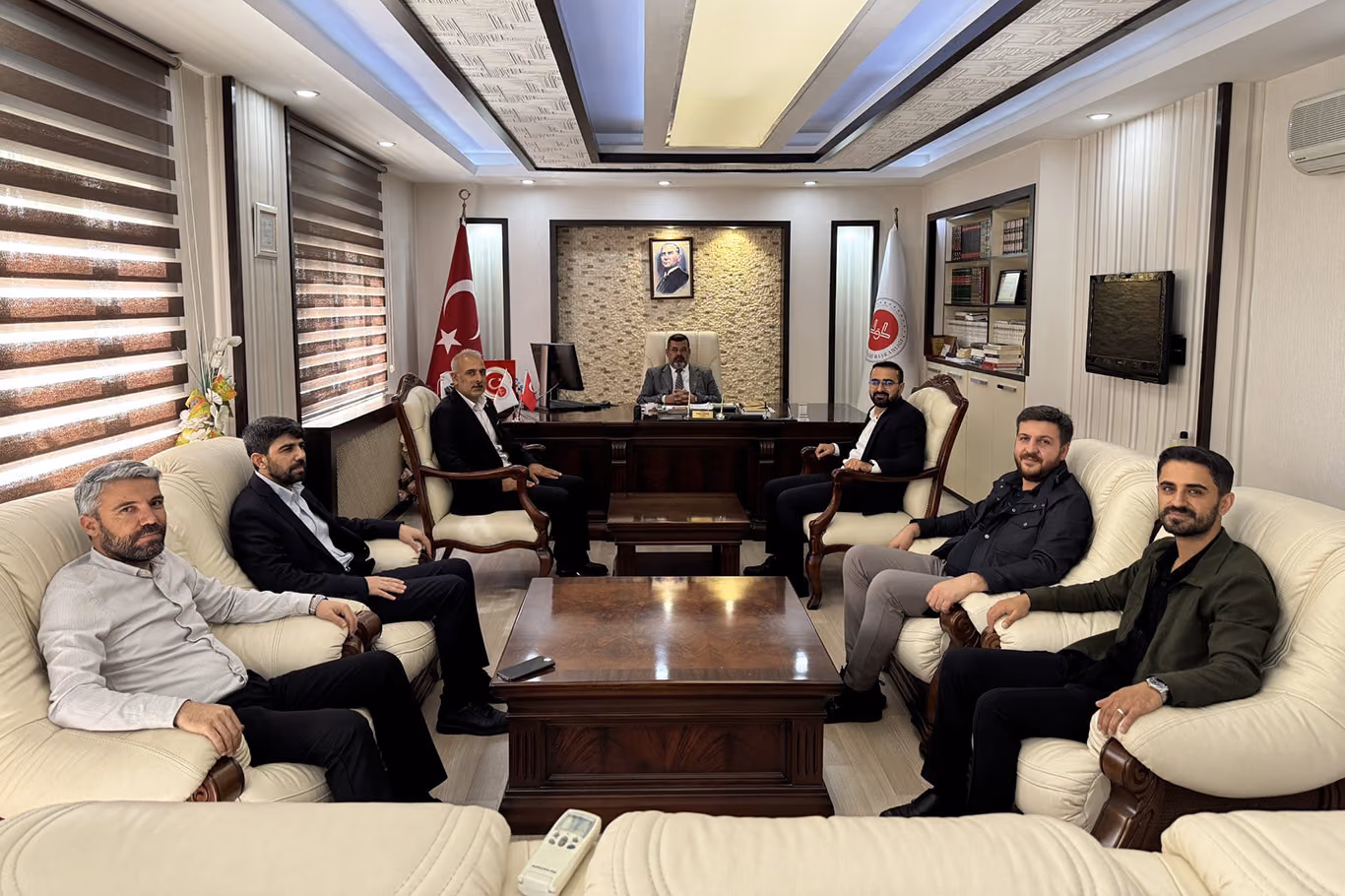 HÜDA PAR’DAN İL MÜFTÜSÜ DURMUŞ’A ZİYARET (1)