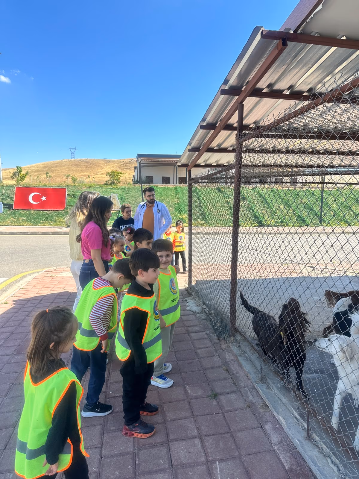 MİNİK ÖĞRENCİLERDEN HAYVANLARA SEVGİ DOLU ZİYARET (2)