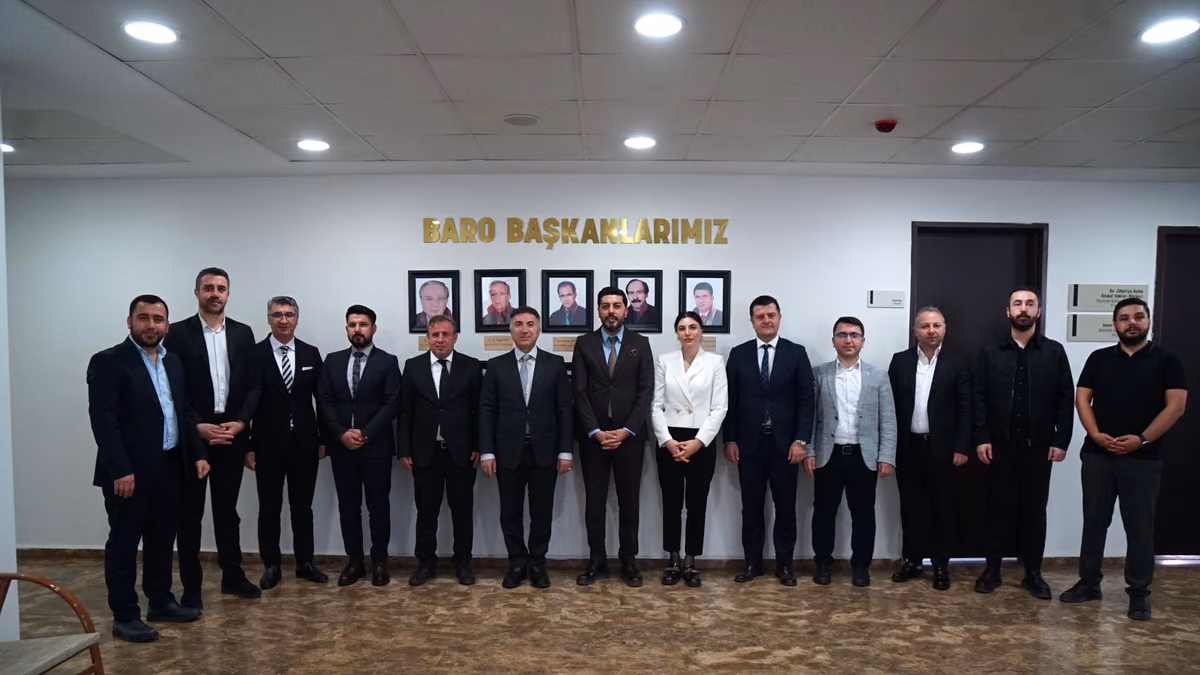 REKTÖR DEMİR’DEN BARO BAŞKANI ÇAKAN’A ZİYARET (2)