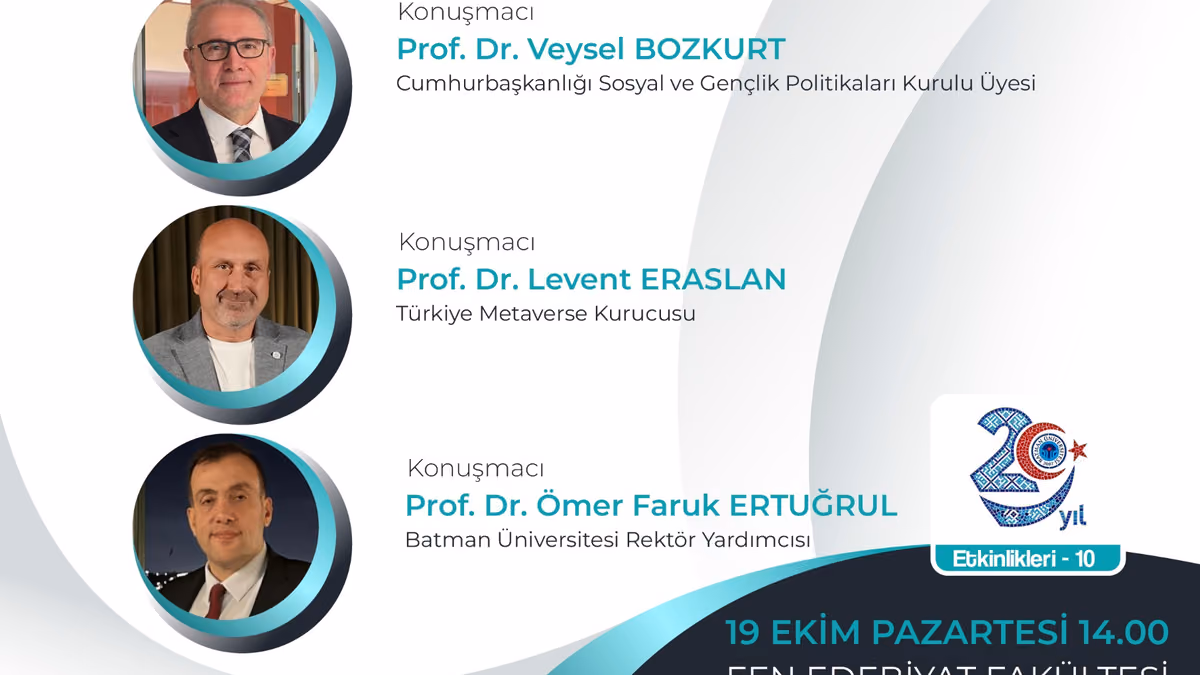 YAPAY ZEKÂNIN GELECEĞİ BATMAN’DA KONUŞULACAK
