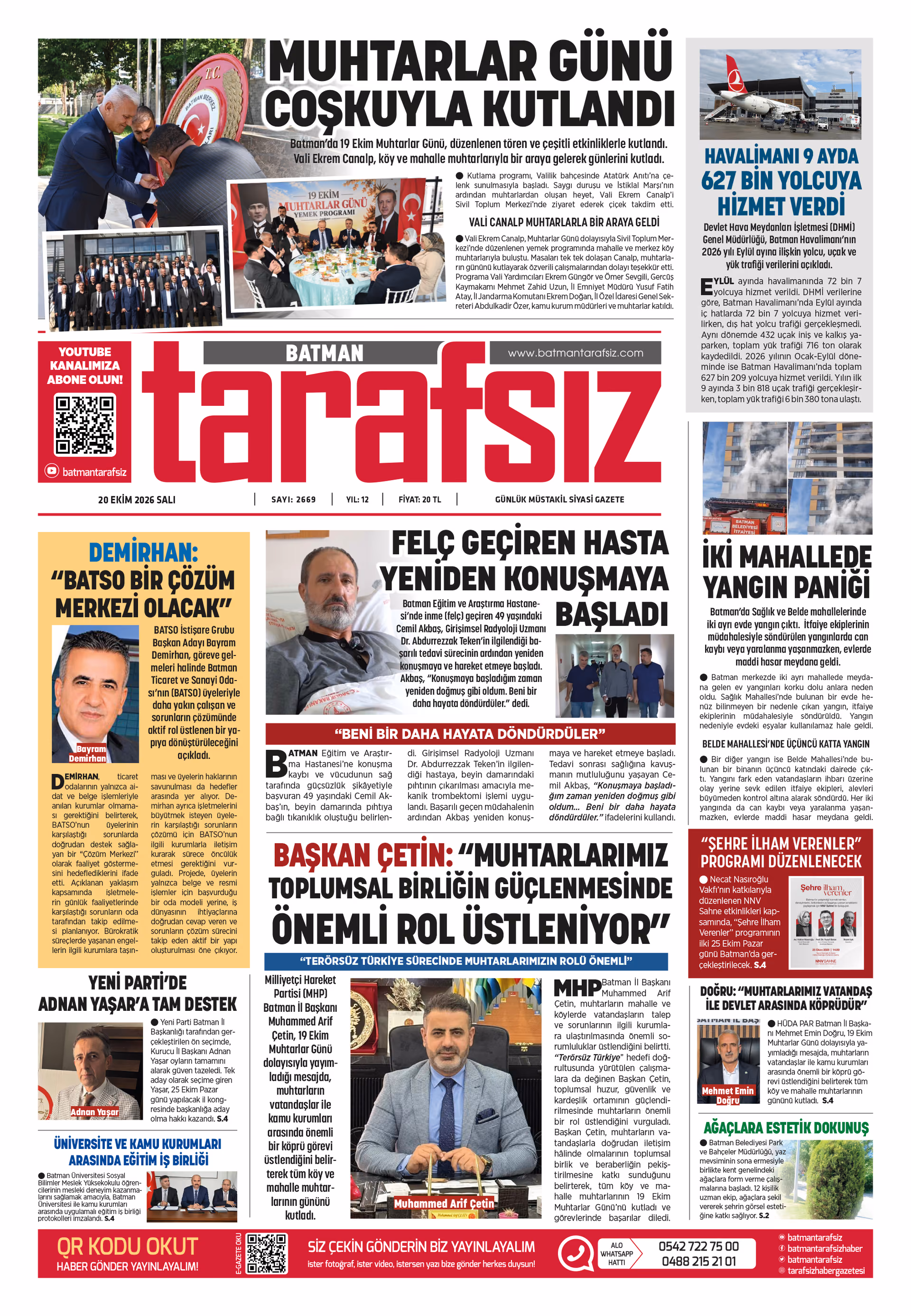 19 EKİM 2026 e-gazete kapağı