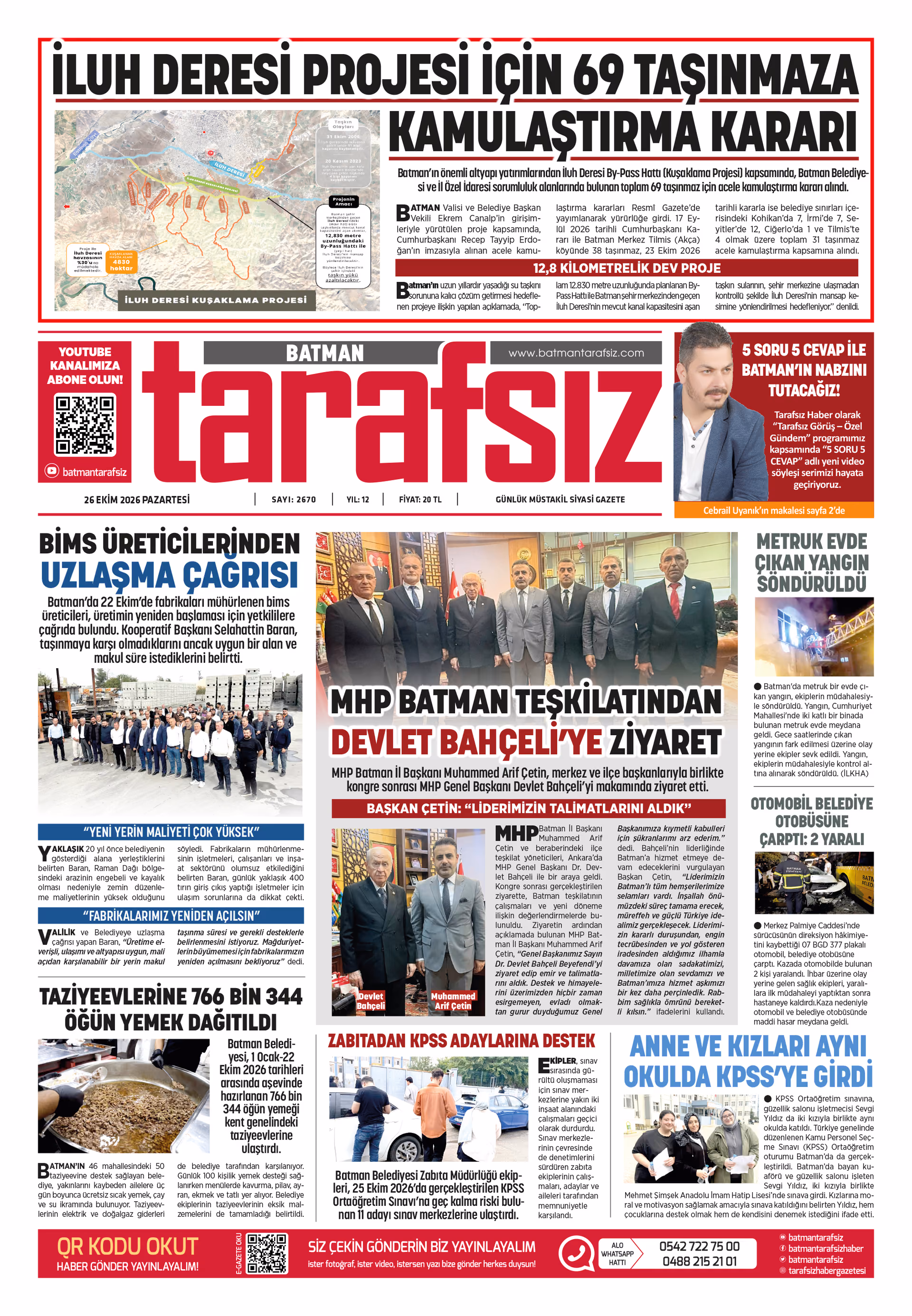 25 EKİM 2026 e-gazete kapağı