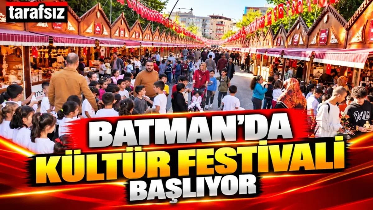 BATMAN’DA KÜLTÜR FESTİVALİ BAŞLIYOR