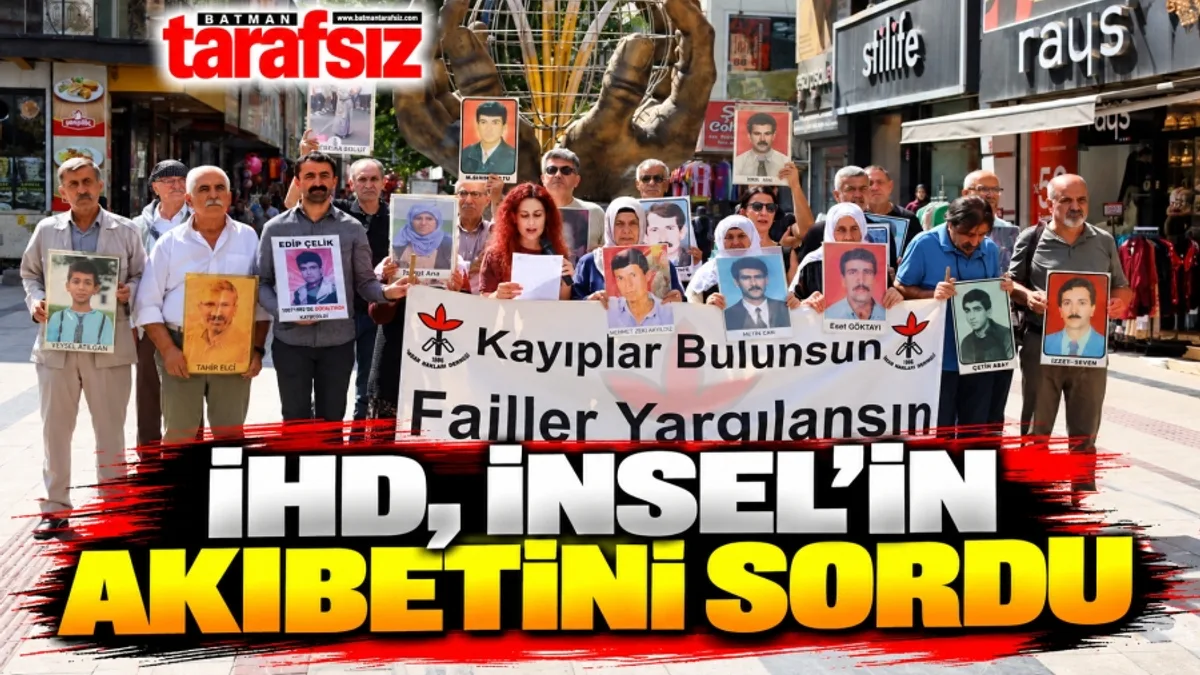 İHD, İnsel’in Akıbetini Sordu
