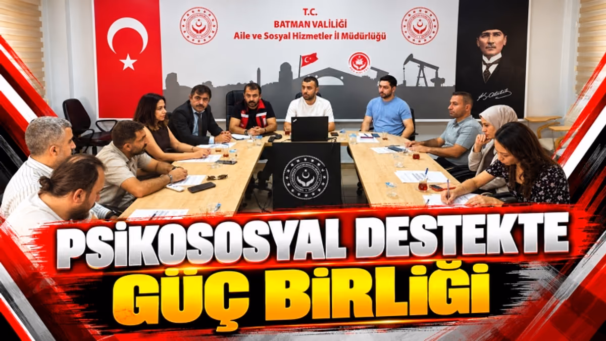 PSİKOSOSYAL DESTEKTE GÜÇ BİRLİĞİ