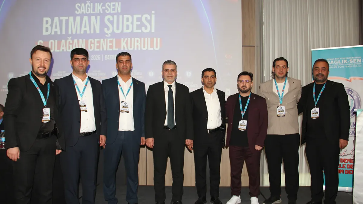 Sağlık-Sen Batman Şubesi’nin 6'ncı Olağan Genel Kurulu Tamamlandı