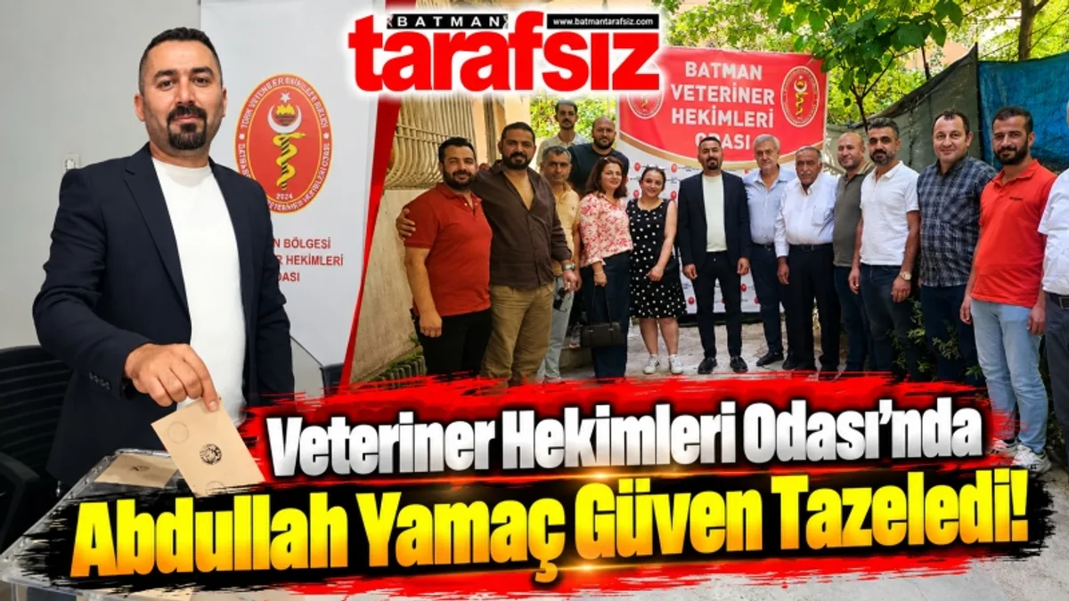 Veteriner Hekimleri Odası’nda Abdullah Yamaç Güven Tazeledi!