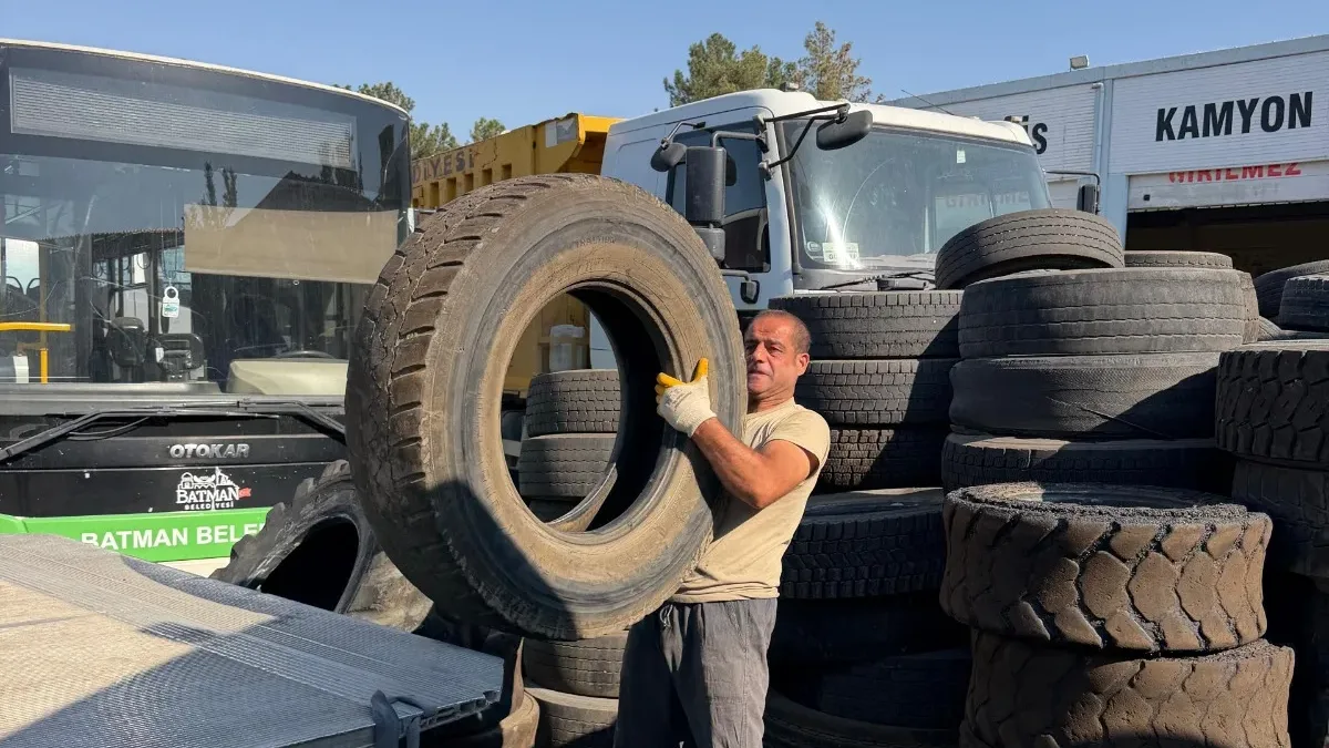 9 AYDA 758 TON ATIK LASTİK GERİ DÖNÜŞÜME GÖNDERİLDİ