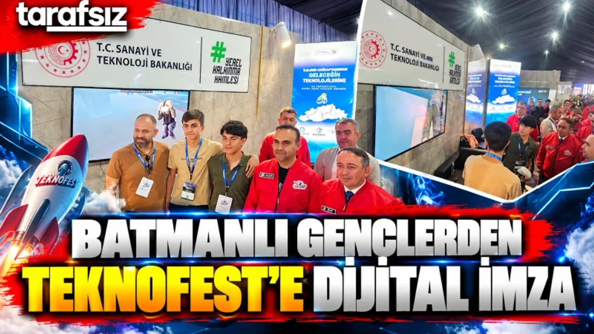 BATMANLI GENÇLERDEN TEKNOFEST’E DİJİTAL İMZA