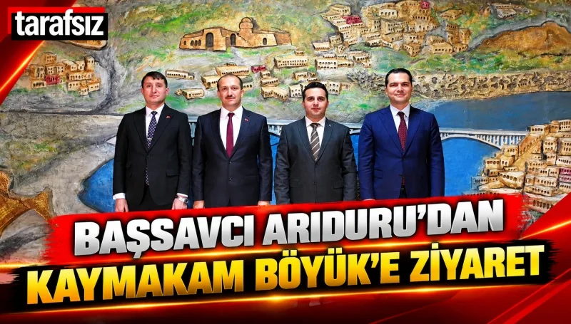 BAŞSAVCI ARIDURU’DAN KAYMAKAM BÖYÜK’E ZİYARET