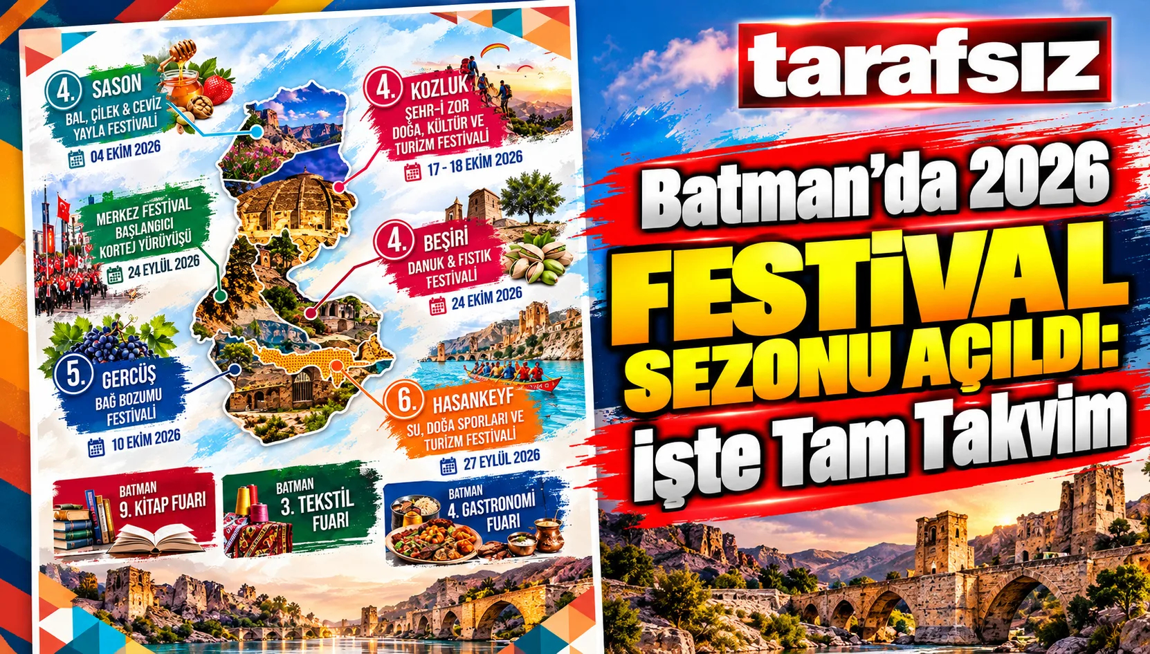 Batman’da 2026 Festival Sezonu Açıldı: İşte Tam Takvim