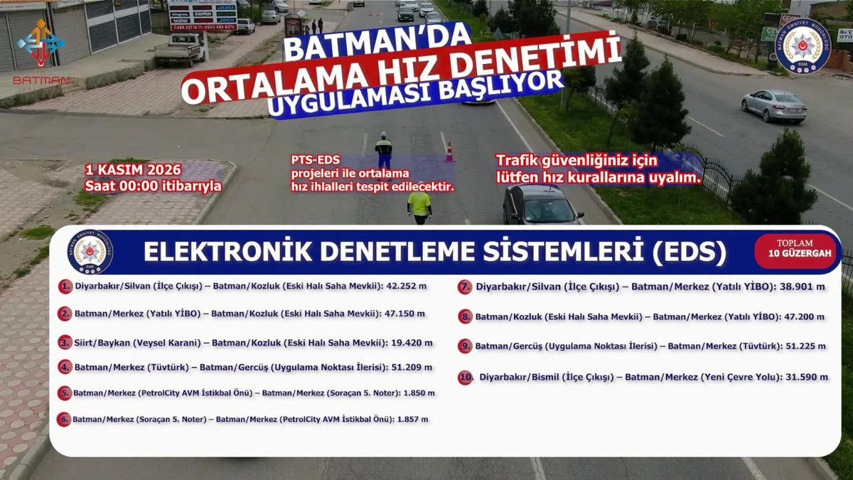 10 NOKTADA EDS SİSTEMİ DEVREYE GİRİYOR