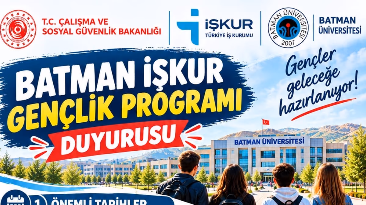 BATMAN’DA İŞKUR BAŞVURULARI BAŞLIYOR