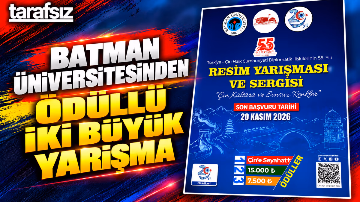 BATMAN ÜNİVERSİTESİNDEN ÖDÜLLÜ İKİ BÜYÜK YARIŞMA