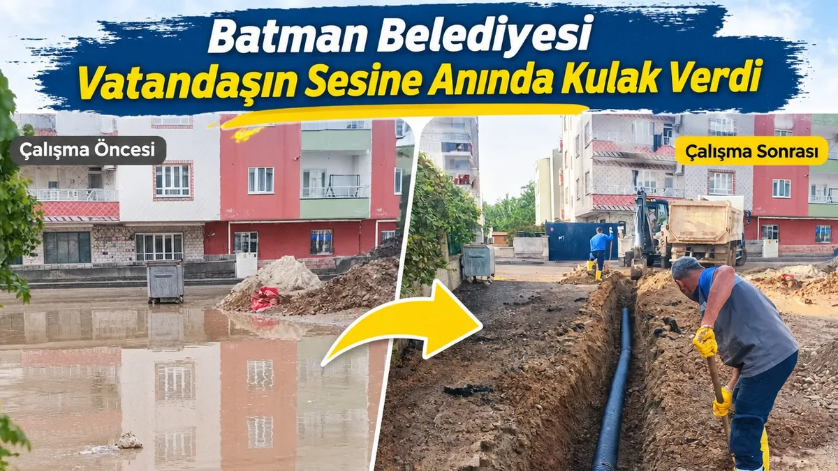 BAYINDIR MAHALLESİ’NDE SU BİRİKİNTİLERİNE ALTYAPI MÜDAHALESİ