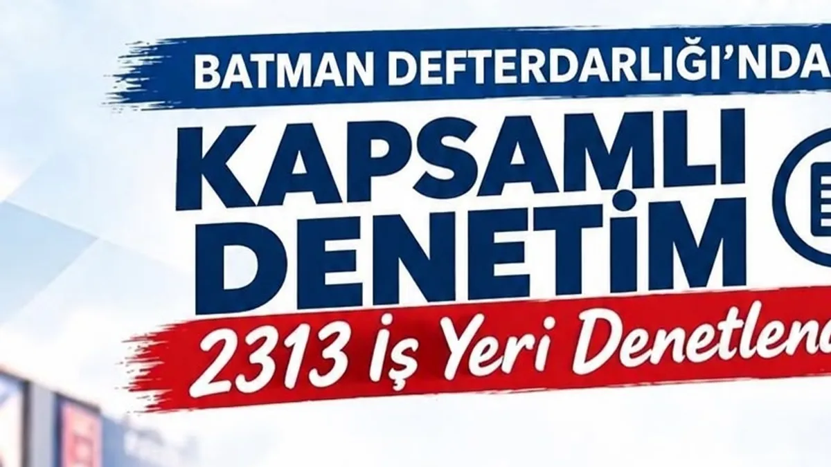 EKİM AYINDA 2 BİN 313 İŞ YERİNE VERGİ DENETİMİ