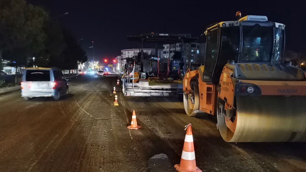 ESKİ TEKEL KAVŞAĞI’NDA TRAFİK DÜZENLEMESİ