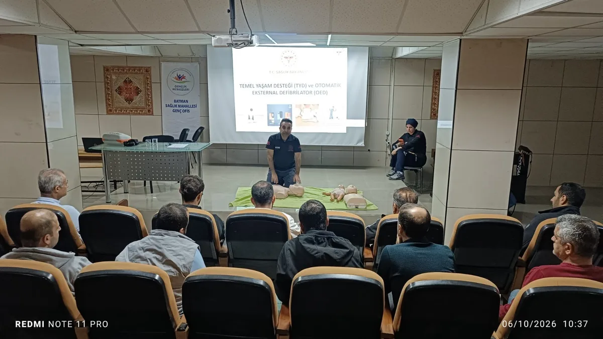 GENÇLİK VE SPOR PERSONELİNE AFET EĞİTİMİ