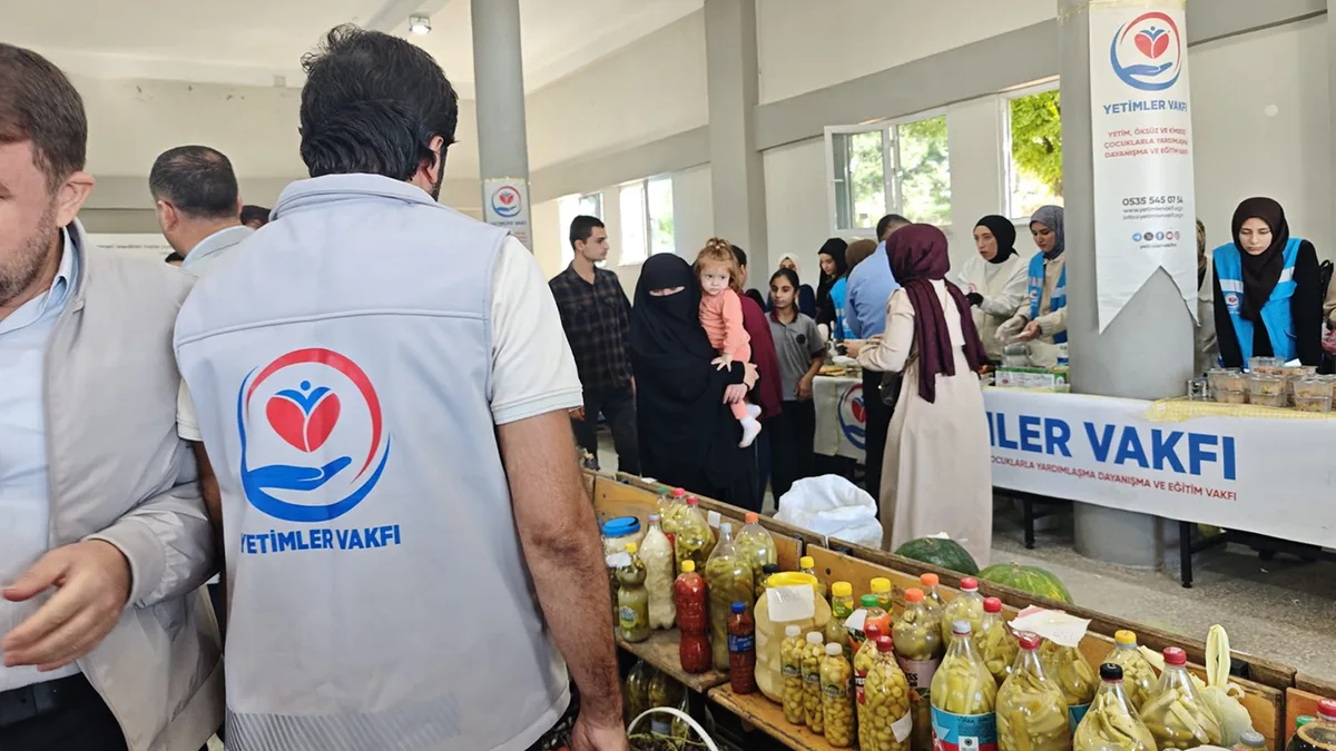 GERCÜŞ’TE YETİM VE ÖKSÜZ ÇOCUKLAR YARARINA KERMES