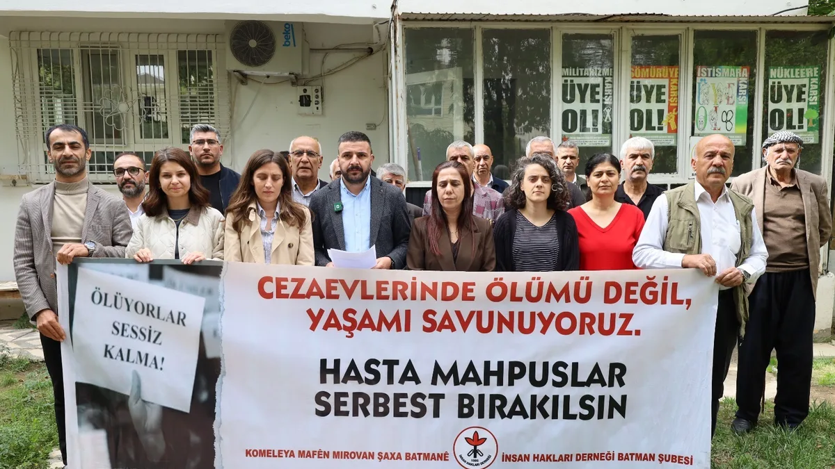 İHD’DEN HASTA MAHPUS CELAL YILDIRIM İÇİN ACİL ÇAĞRI