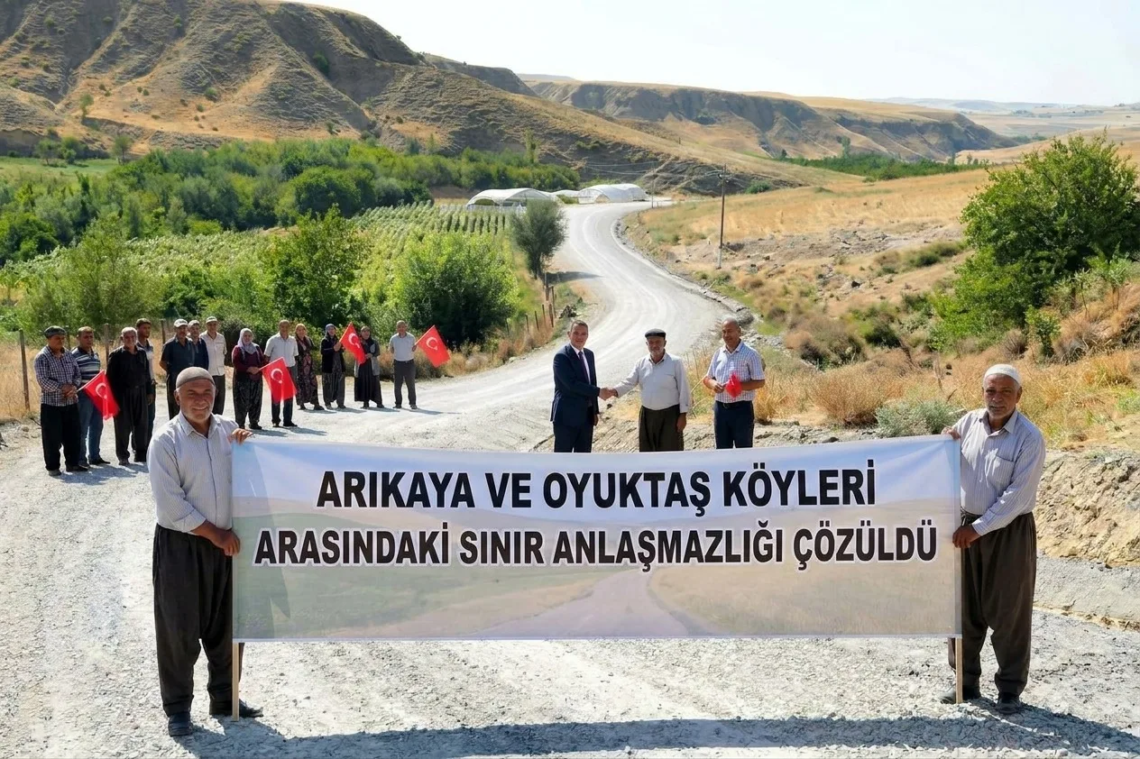 KOZLUK’TA İKİ KÖY ARASINDAKİ SINIR ANLAŞMAZLIĞI ÇÖZÜLDÜ