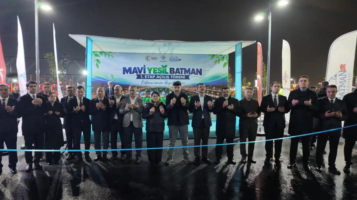 MAVİ YEŞİL BATMAN’IN İLK ETABI HİZMETE AÇILDI