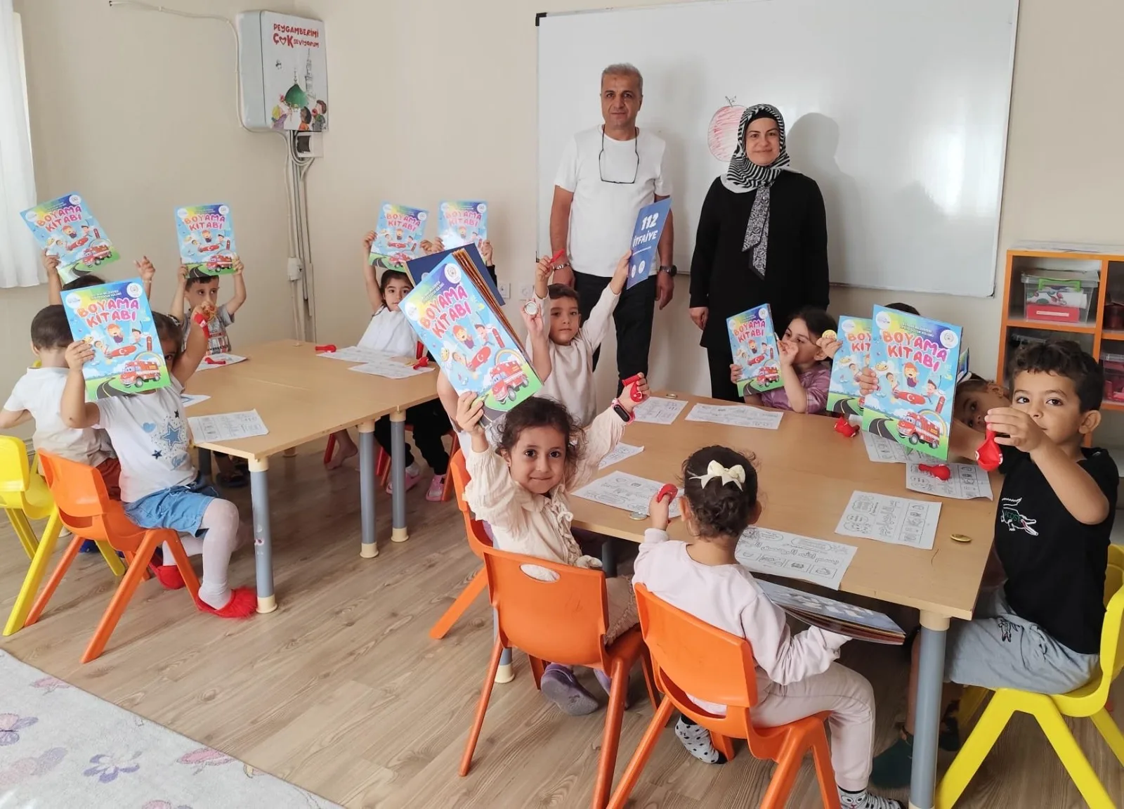 MİNİKLERE İTFAİYE HAFTASI SÜRPRİZİ