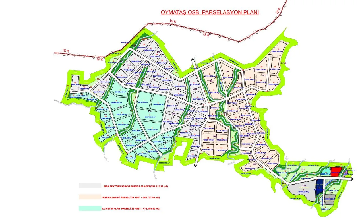 OYMATAŞ OSB’DE 44 PARSEL İLANA ÇIKTI