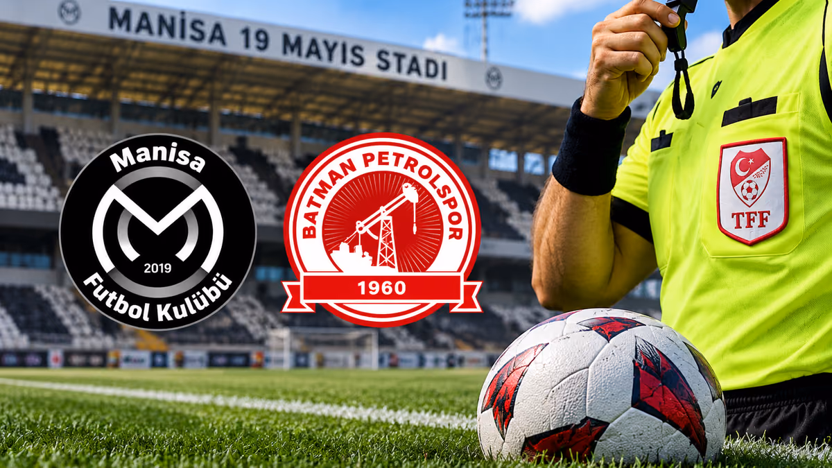 PETROLSPOR’UN MANİSA MAÇINI KARGIN YÖNETECEK