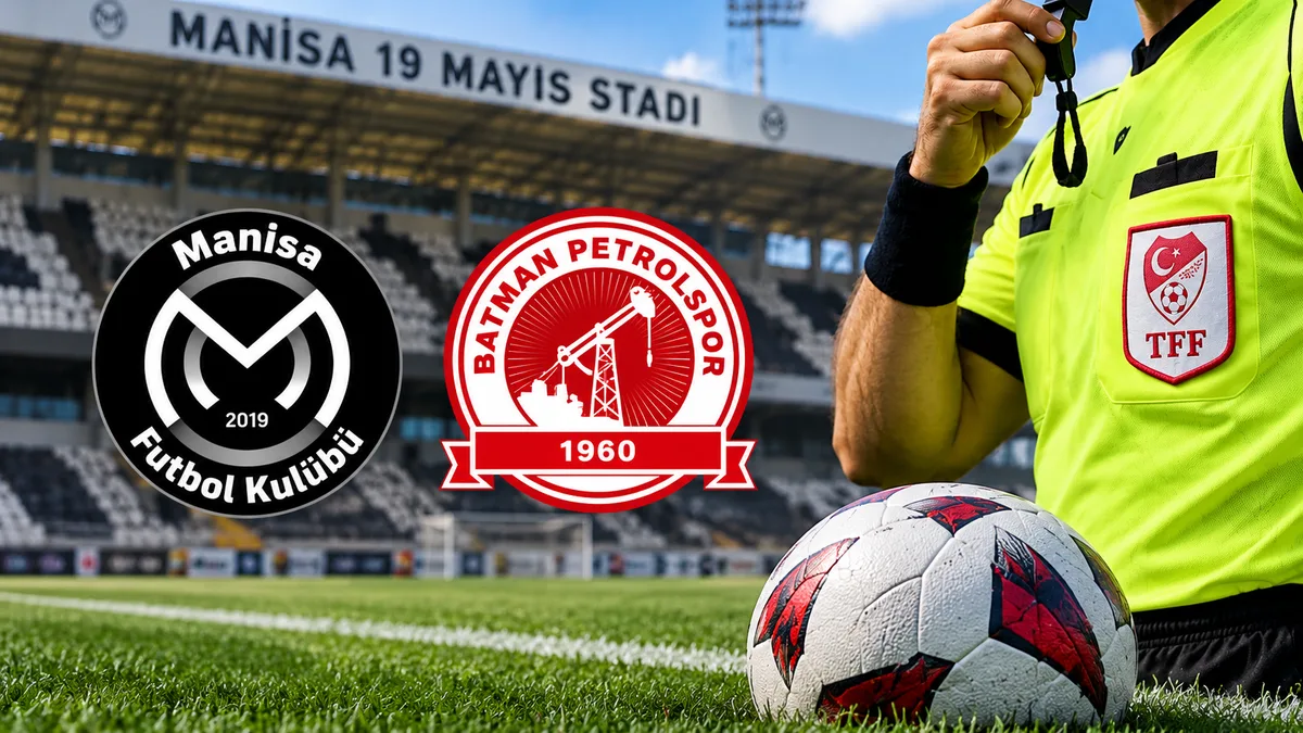 PETROLSPOR’UN MANİSA MAÇINI KARGIN YÖNETECEK