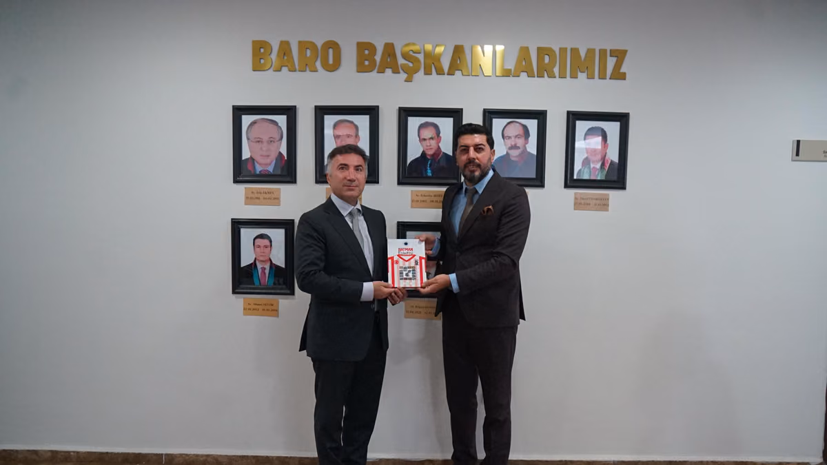 REKTÖR DEMİR’DEN BARO BAŞKANI ÇAKAN’A ZİYARET