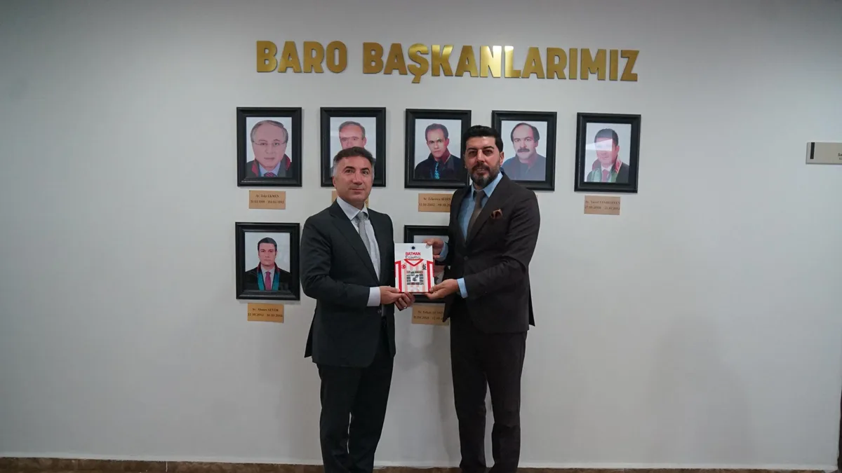REKTÖR DEMİR’DEN BARO BAŞKANI ÇAKAN’A ZİYARET