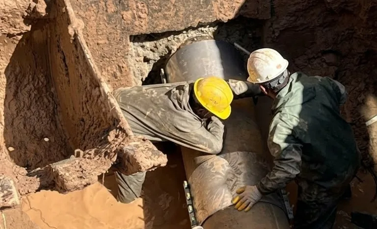 ÇAMLITEPE’DE SU ARIZASI GİDERİLDİ