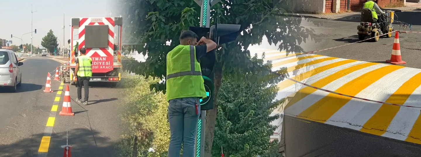 TRAFİK GÜVENLİĞİ İÇİN ÇALIŞMALAR SÜRÜYOR