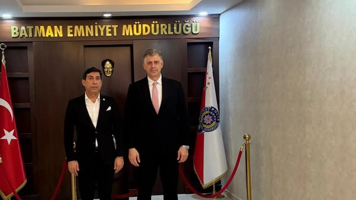 TÜZÜN’DEN EMNİYET MÜDÜRÜ ATAY’A HAYIRLI OLSUN ZİYARETİ
