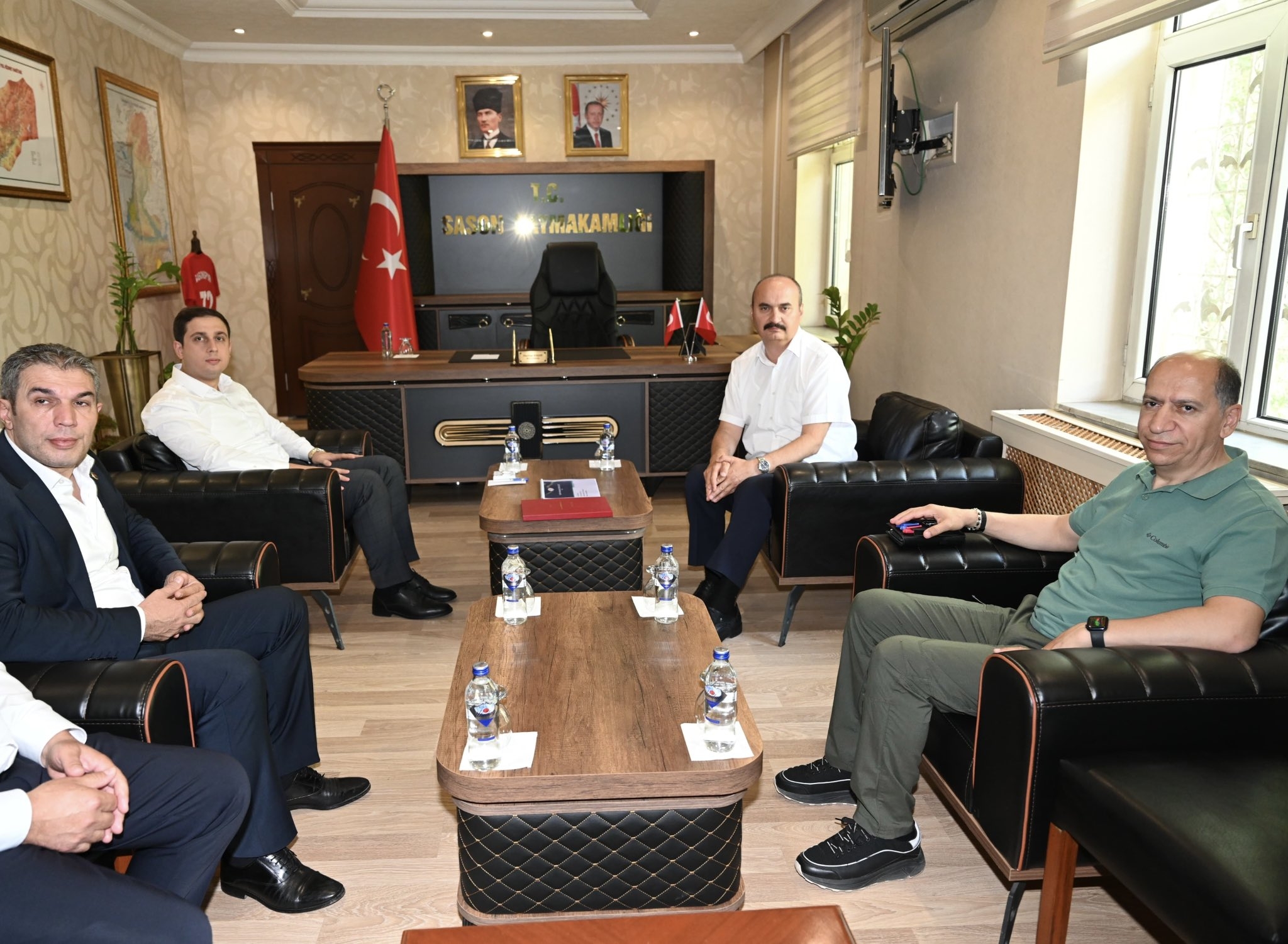 VALİ CANALP’TAN SASON KAYMAKAMI BAŞAR’A ZİYARET