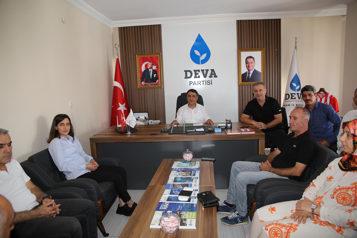 EŞ BAŞKANLAR’DAN DEVA PARTİSİNE İADE-İ ZİYARET