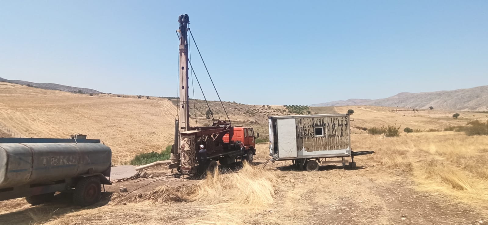 IRMAK KÖYÜNDE SU SONDAJ ÇALIŞMASI