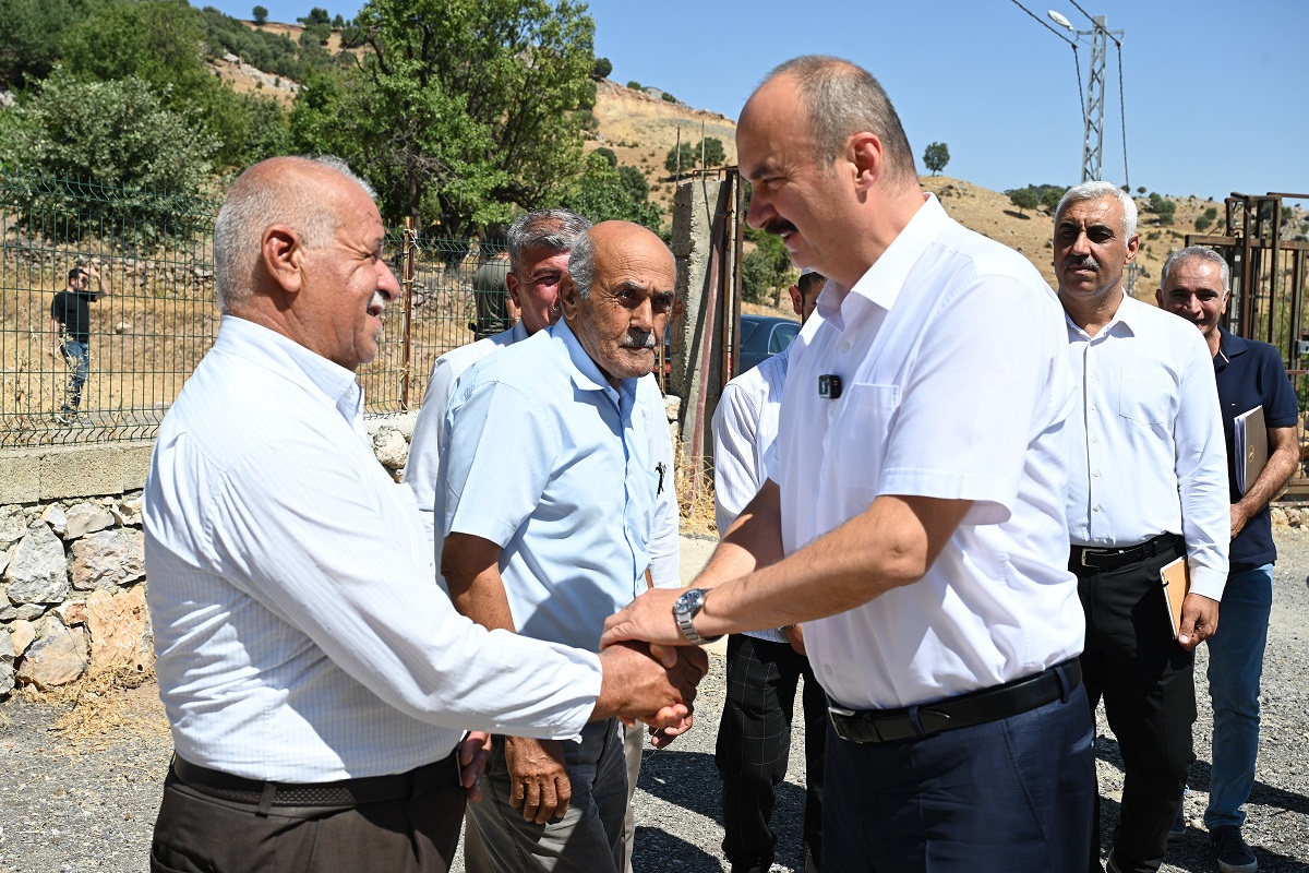 KÖY STATÜSÜNE KAVUŞAN OKÇULAR KÖYÜNÜ ZİYARET ETTİ