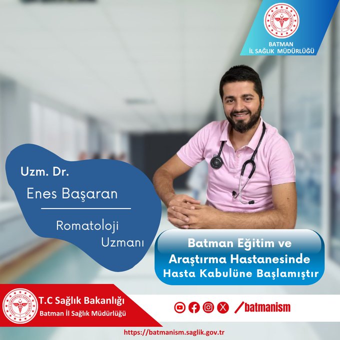 ROMATOLOJİ UZMANI GÖREVE BAŞLADI