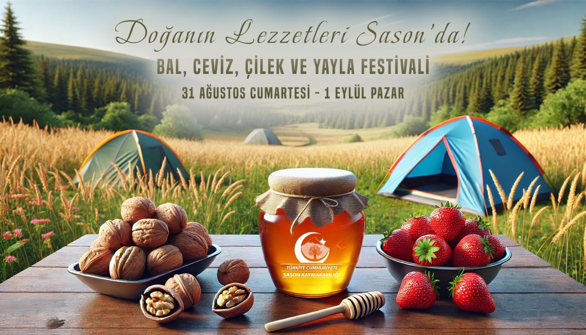 SASON’DA BAL, CEVİZ, ÇİLEK VE YAYLA FESTİVALİ BAŞLIYOR!