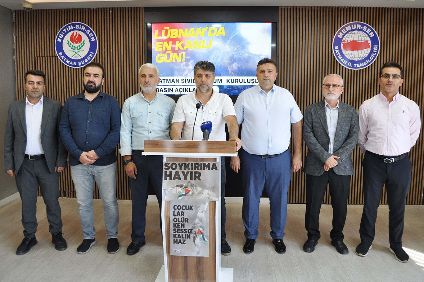 SİYONİSTLERİN LÜBNAN’A YÖNELİK SALDIRILARINA TEPKİ