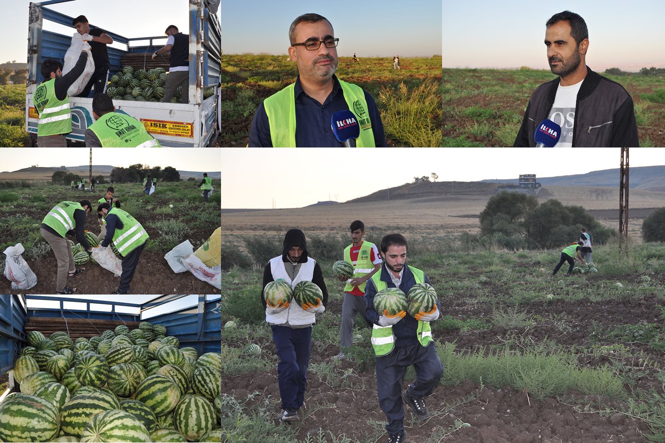 TARLADAKİ TÜM MAHSULÜNÜ GAZZE’YE BAĞIŞLADI